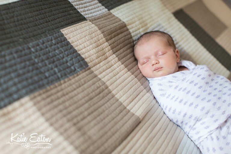 Beautiful images from a lifestyle newborn session in Austin, Texas by Katie Eaton Photography-1