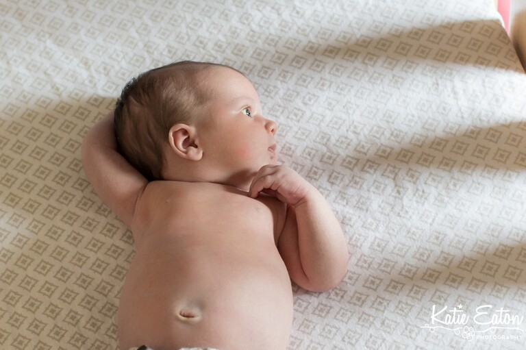 Beautiful images from a lifestyle newborn session in Austin, Texas by Katie Eaton Photography-3