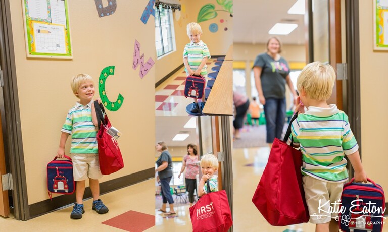 Fun images of a child on the first day of school by Katie Eaton-2
