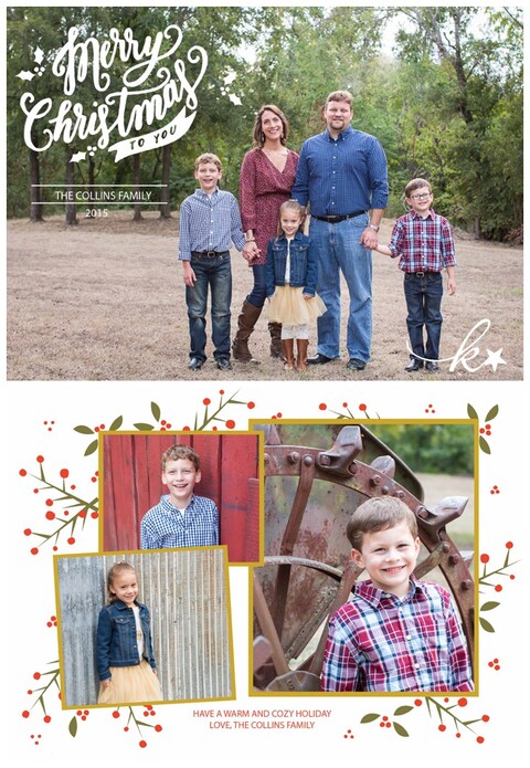 Christmas Card Designs by Katie Starr Photography