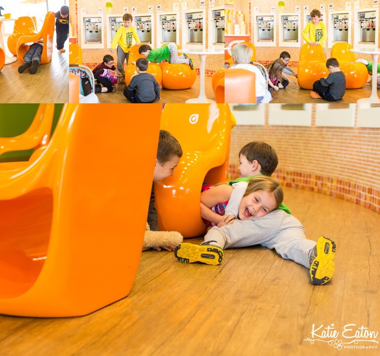 Fun images of children enjoying Orange Leaf | Austin Child Photographer | Katie Eaton Photography-6