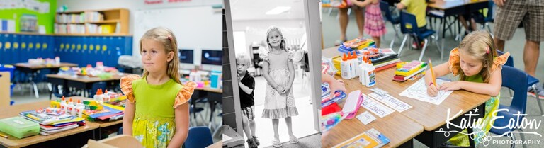 Fun images of a child on the first day of school by Katie Eaton-8