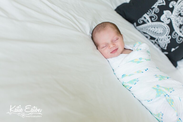 Beautiful images from a lifestyle newborn session by Katie Eaton Photography-10