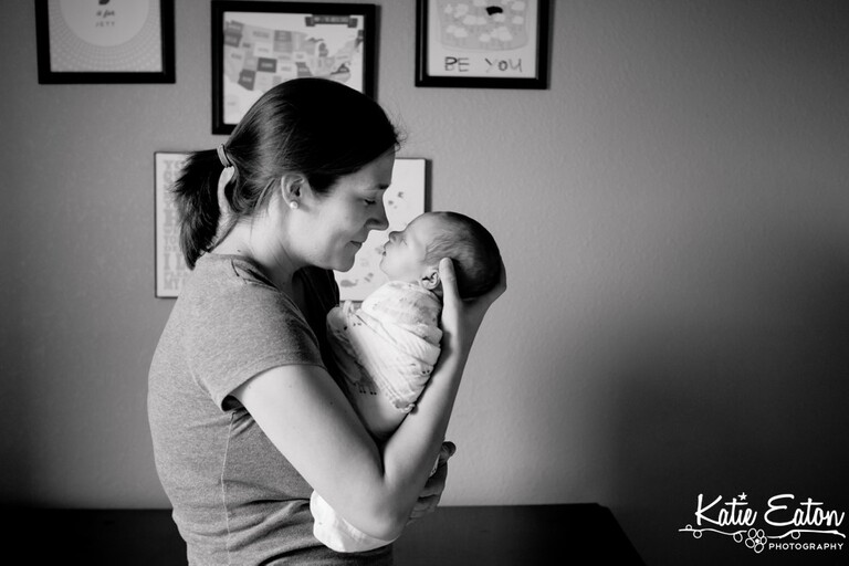 Beautiful images from a lifestyle newborn session by Katie Eaton Photography-17