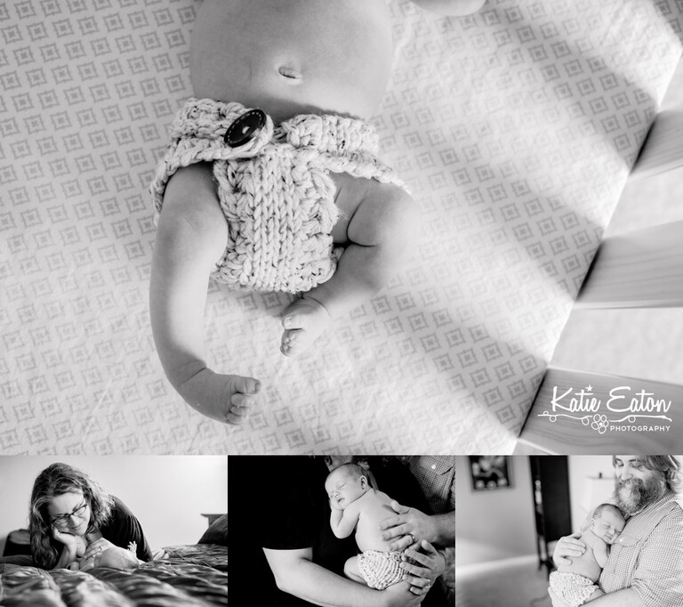 Beautiful images from a lifestyle newborn session in Austin, Texas by Katie Eaton Photography-2