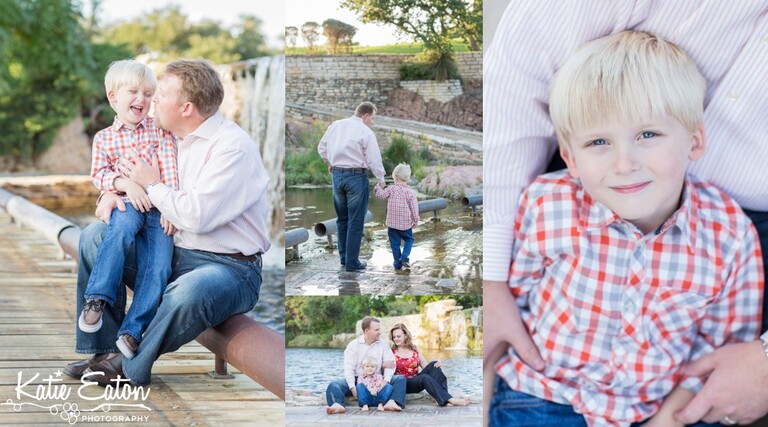 Beautiful images of a family in Marble Falls, Texas by Katie Eaton.