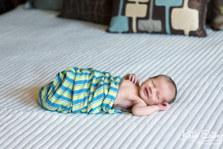 Beautiful image from a lifestyle newborn session in Austin, Texas by Katie Eaton Photography-1