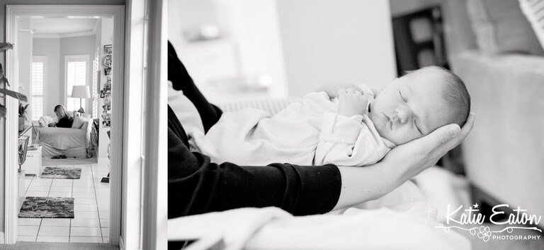 Beautiful images from a lifestyle newborn session  | Austin Newborn Lifestyle Photographer | Katie Eaton Photography