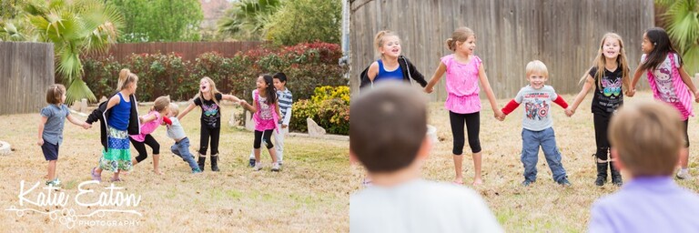 Fun images from children playing old fashion Red Rover | Austin Child Photographer | Katie Eaton Photography-11