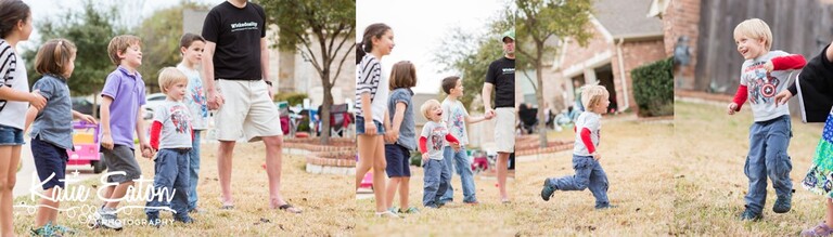 Fun images from children playing old fashion Red Rover | Austin Child Photographer | Katie Eaton Photography-18