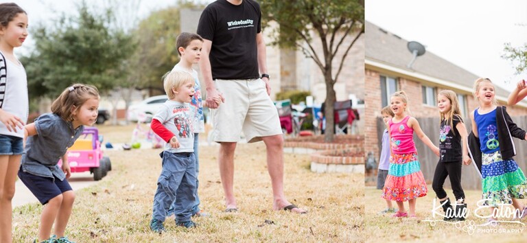 Fun images from children playing old fashion Red Rover | Austin Child Photographer | Katie Eaton Photography-19