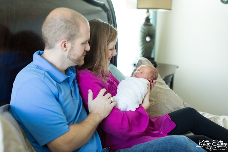 Beautiful images from a lifestyle newborn session in Austin | Austin Newborn Photographer | Katie Eaton Photography-17