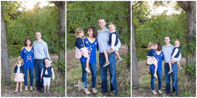 Image of a family. Katie Starr Photography. Best Georgetown Texas Photographer